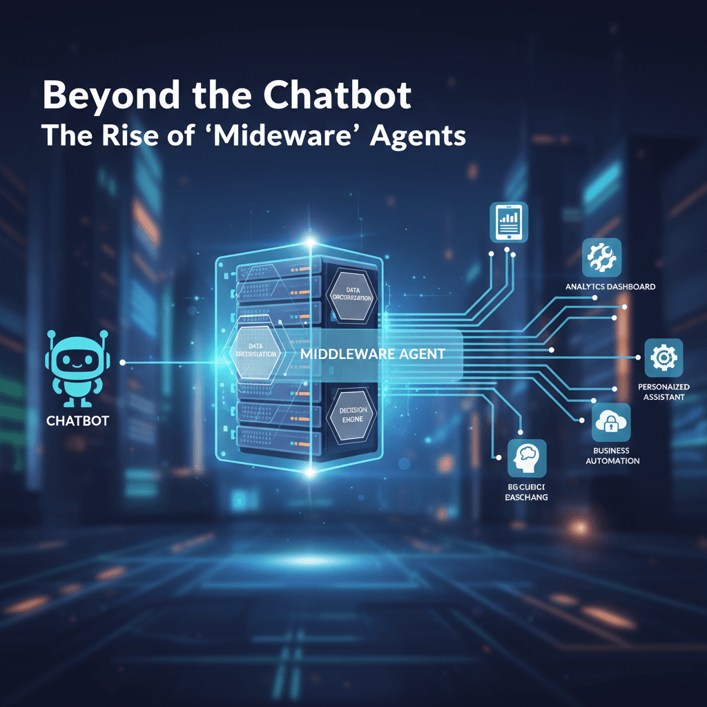 Featured image for Beyond the Chatbot—The Rise of 'Middleware' Agents